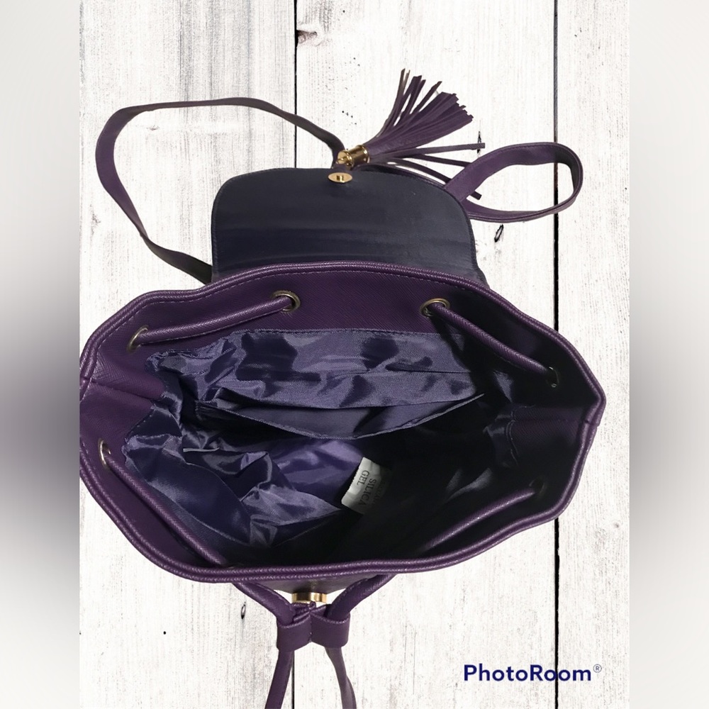 Monat purple backpack - Picture 6 of 9